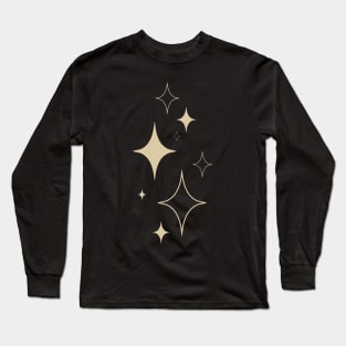 Gold Stars Boho Long Sleeve T-Shirt